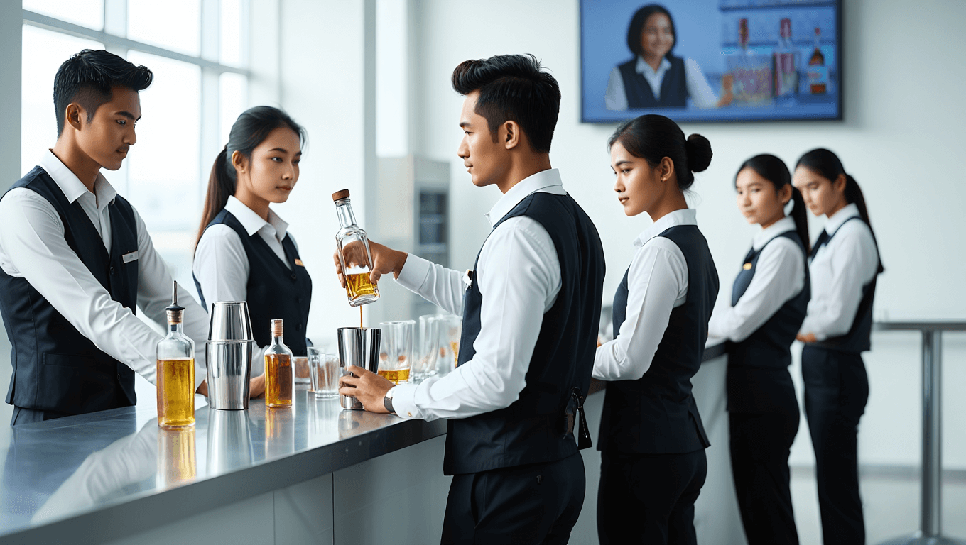 Pelatihan profesional kapal pesiar di Berlian Scranton Training Center BSTC Indonesia