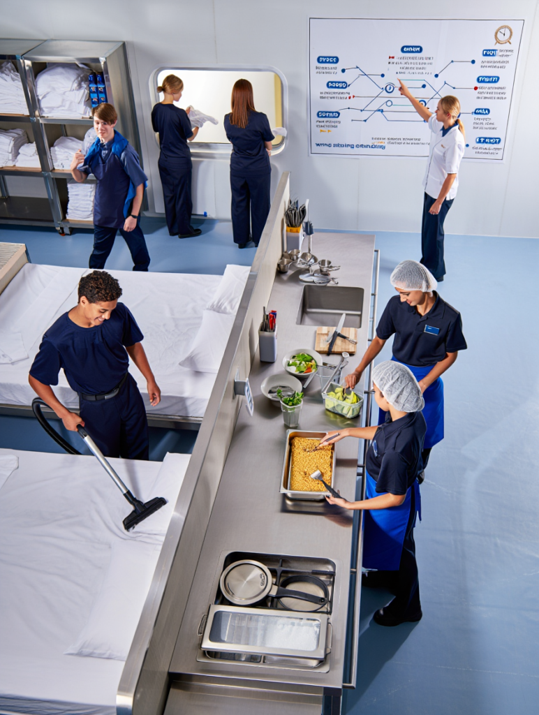 What Makes This Program Unique Housekeeping & Galley Utility program at Berlian Scranton Training Center