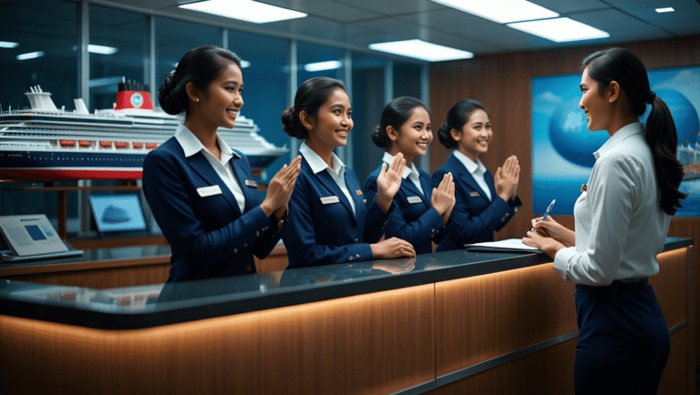 Pelatihan kerja kapal pesiar untuk pemula di Berlian Scranton Training Center